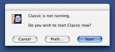ClassicRunning screen shot